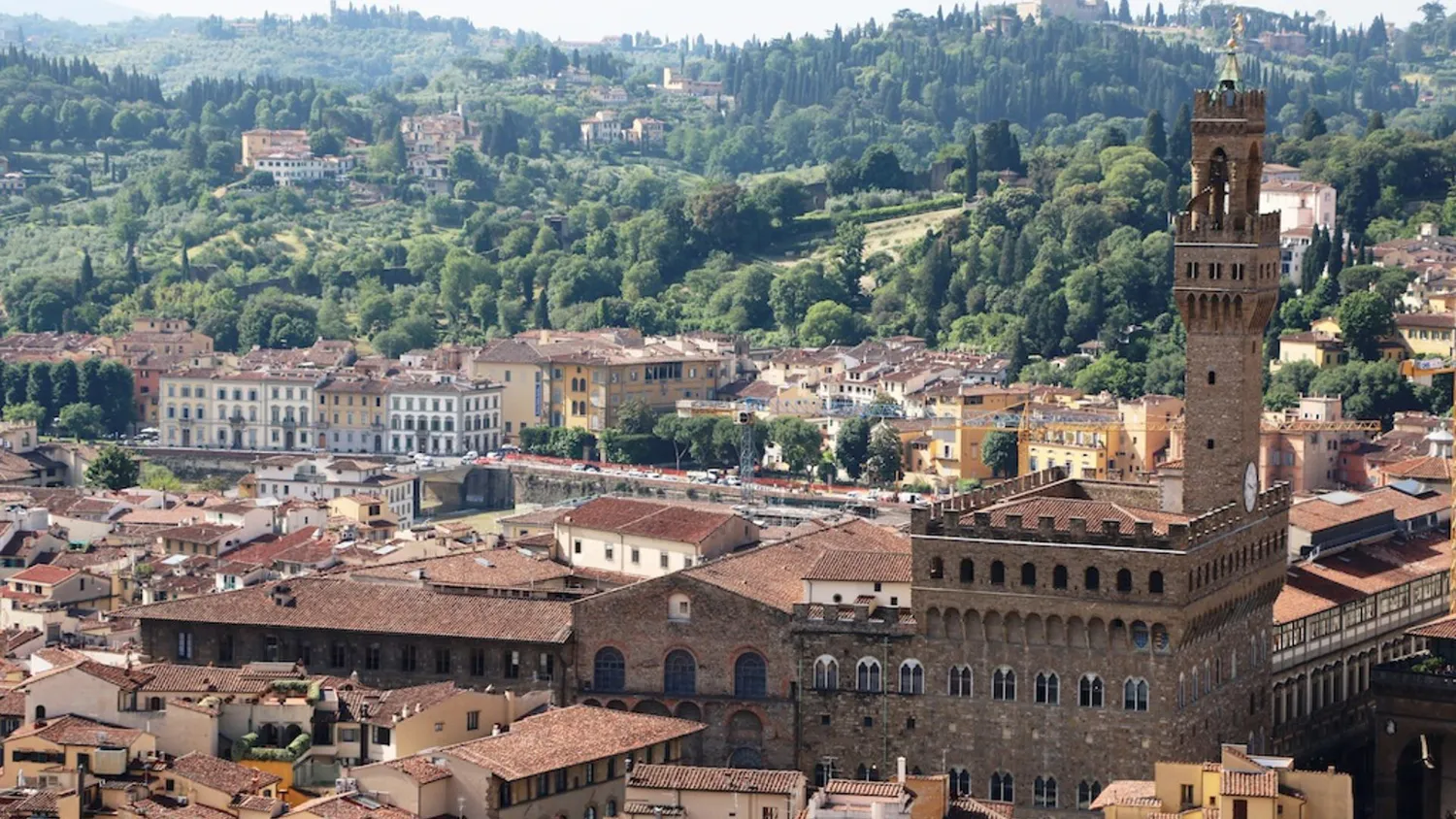 Vista aerea di Palazzo Vecchio